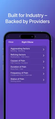 CareSpace AI profile and settings management screen on iPhone