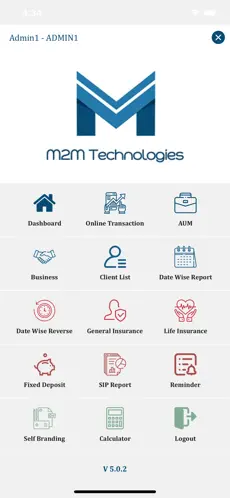 Mutual fund investment detail screen with NAV history and performance metrics